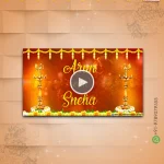 W3655-Archival Wedding Video Invite