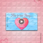W3175 College Story of Love Invite
