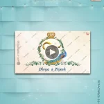 W3205-Caricature - South Indian Love Story Video Invite