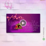 W3245-Chirpy Cute Video Invite