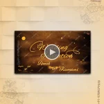 W3295-Digital Sand Art Wedding Video Invite