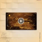 W3285-Digital Sand Art Video Invite