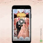 W1089 Elegant Roka Ceremony Invite