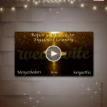 W3315-Enchanting Wedding Ring Video Invite