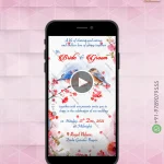 W2322 Magical Destiny - Birds Watercolor Invite