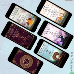 W4245 Caricature North Indian Royal Event Based Invite