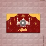 W3440-Muslim Wedding Video Invite