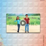 W3460-North Indian Caricature Video Invitation