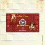 W3520-Rajasthani Gujarati Marwari Traditional Video Invitation