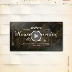 W3525-Royal House Warming Ceremony Video Invite