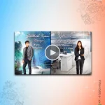 W1136 South Indian Caricature - Story Of Arranged Love