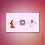 W3800-South Indian - Cute Timeline Invitation