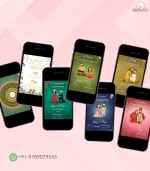 W4225 Traditional North Indian Caricature Multiple Cards