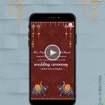 W3845-Traditional Royal Rajasthani Invite