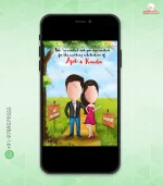 W4350 Love Under the Sky Invite - Image 2