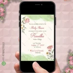 W3895-Babyshower Invite