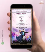 W4245 Caricature North Indian Royal Event Based Invite - Image 6