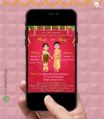 W4275 Brahmin Wedding Invite - Image 2