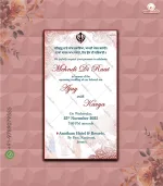 W4320 Mehendi Invite - Image 2