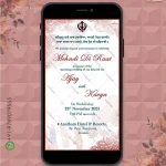 W4320 Mehendi Invite