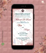 W4320 Mehendi Invite