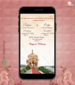 W3970-Mughal Themed Wedding Digital Invite