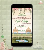 W4035-Trendy Wedding Invite