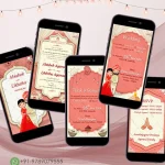 W1227 Punjabi Cartoon Invite