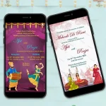 W4335 Caricature North Indian Digital Card