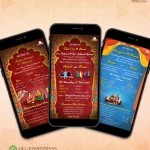 W1256 North Indian Wedding Invite