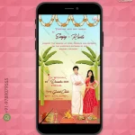 W4125-Caricature Wedding Invite