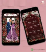 W4235 Stylish Wedding Digital Card