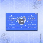 W2122 Funny Cartoon Engagement Invite