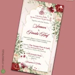W4895 Islamic Nikah Invite