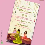 W3012 Mehendi Digital Invite