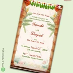 W4940 South Indian Wedding Invite