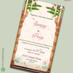 W1044 South Indian Wedding Invite