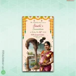 W4750 Traditional Valaikappu Invite