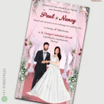 W2341 Western Style Wedding Invite