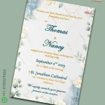 W9961 Western Wedding Invite