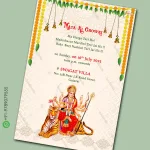 W6055 Mata Ki Chowki Invitation