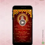 W8030 Hanuman Ji Chola Chadaayi Invitation