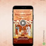 W0934 3d Envelope Wedding Invitation