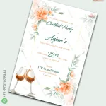 W8685 Cocktail Party Invite