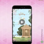 W1134 Trending Style Wedding Invite