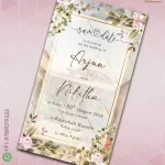 W2422 Royal Save The Date Invite
