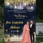 W9876 Reception Standee Invite