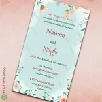 W6793 Floral Invite