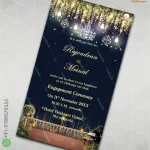 W3712 Elegant Engagement Digital Invite
