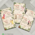 W1886 Tropical Theme Wardrobe Planner Invite